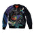 Polynesian Cancers Awareness Bomber Jacket Hummingbird - Fly High Until We Meet Again