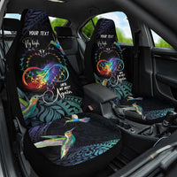 Polynesian Cancers Awareness Car Seat Cover Hummingbird - Fly High Until We Meet Again LT7 One Size Colorful - Polynesian Pride