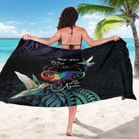 Polynesian Cancers Awareness Sarong Hummingbird - Fly High Until We Meet Again LT7 - Polynesian Pride