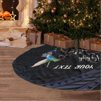 Polynesian Cancers Awareness Tree Skirt Hummingbird - Fly High Until We Meet Again LT7 - Polynesian Pride