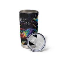 Polynesian Cancers Awareness Tumbler Cup Hummingbird - Fly High Until We Meet Again LT7 - Polynesian Pride