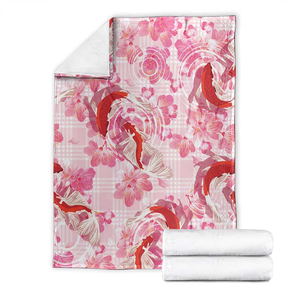 Pink Palaka Hawaii Aloha Blanket Koi Pond Mix Sakura LT7 - Polynesian Pride