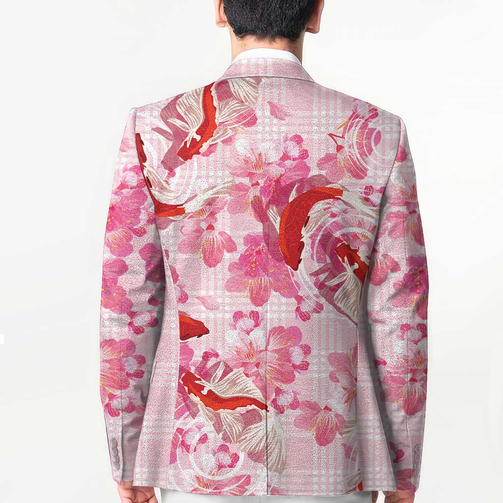 Pink Palaka Hawaii Aloha Blazer Koi Pond Mix Sakura LT7 - Polynesian Pride