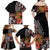 Hawaii Valentine Family Matching Off Shoulder Maxi Dress and Hawaiian Shirt Plumeria Aloha Wau Ia Oe LT7 - Polynesian Pride