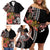 Hawaii Valentine Family Matching Off Shoulder Short Dress and Hawaiian Shirt Plumeria Aloha Wau Ia Oe LT7 - Polynesian Pride