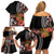 Hawaii Valentine Family Matching Off Shoulder Short Dress and Hawaiian Shirt Plumeria Aloha Wau Ia Oe LT7 - Polynesian Pride