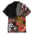 Hawaii Valentine Family Matching Off Shoulder Short Dress and Hawaiian Shirt Plumeria Aloha Wau Ia Oe LT7 - Polynesian Pride