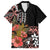 Hawaii Valentine Family Matching Short Sleeve Bodycon Dress and Hawaiian Shirt Plumeria Aloha Wau Ia Oe LT7 Dad's Shirt - Short Sleeve Pink - Polynesian Pride