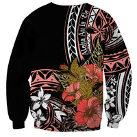 Hawaii Valentine Sweatshirt Plumeria Aloha Wau Ia Oe LT7 - Polynesian Pride