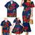 New Zealand Family Matching Mermaid Dress and Hawaiian Shirt Tui Couple with Pohutukawa LT7 - Polynesian Pride