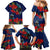 New Zealand Family Matching Mermaid Dress and Hawaiian Shirt Tui Couple with Pohutukawa LT7 - Polynesian Pride