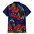 New Zealand Family Matching Mermaid Dress and Hawaiian Shirt Tui Couple with Pohutukawa LT7 - Polynesian Pride