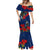 New Zealand Mermaid Dress Tui Couple with Pohutukawa LT7 - Polynesian Pride