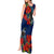 New Zealand Tank Maxi Dress Tui Couple with Pohutukawa LT7 - Polynesian Pride