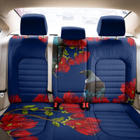 New Zealand Pohutukawa with Tui Birds Back Car Seat Cover Version 2 LT7 - Polynesian Pride