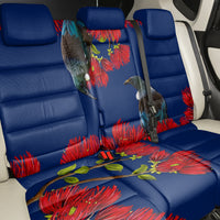 New Zealand Pohutukawa with Tui Birds Back Car Seat Cover Version 2 LT7 - Polynesian Pride