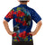 New Zealand Pohutukawa with Tui Birds Family Matching Mermaid Dress and Hawaiian Shirt Version 2 LT7 - Polynesian Pride