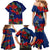 New Zealand Pohutukawa with Tui Birds Family Matching Mermaid Dress and Hawaiian Shirt Version 2 LT7 - Polynesian Pride