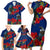 New Zealand Pohutukawa with Tui Birds Family Matching Short Sleeve Bodycon Dress and Hawaiian Shirt Version 2 LT7 - Polynesian Pride