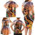 Hawaii Women's Day Tribal Family Matching Long Sleeve Bodycon Dress and Hawaiian Shirt Pele Honua Mea