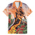 Hawaii Women's Day Tribal Family Matching Long Sleeve Bodycon Dress and Hawaiian Shirt Pele Honua Mea