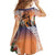 Hawaii Women's Day Tribal Family Matching Off Shoulder Short Dress and Hawaiian Shirt Pele Honua Mea