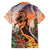 Hawaii Women's Day Tribal Family Matching Off Shoulder Short Dress and Hawaiian Shirt Pele Honua Mea