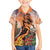 Hawaii Women's Day Tribal Family Matching Off Shoulder Short Dress and Hawaiian Shirt Pele Honua Mea