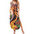 Hawaii Women's Day Tribal Family Matching Summer Maxi Dress and Hawaiian Shirt Pele Honua Mea