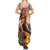 Hawaii Women's Day Tribal Family Matching Summer Maxi Dress and Hawaiian Shirt Pele Honua Mea