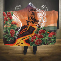 Hawaii Women's Day Tribal Hooded Blanket Pele Honua Mea LT7 - Polynesian Pride