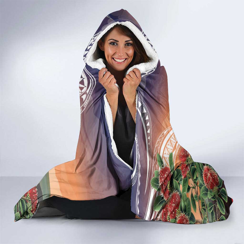 Hawaii Women's Day Tribal Hooded Blanket Pele Honua Mea LT7 - Polynesian Pride