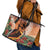 Hawaii Women's Day Tribal Leather Tote Bag Pele Honua Mea