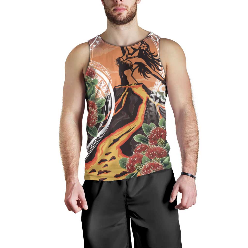 Hawaii Women's Day Tribal Men Tank Top Pele Honua Mea LT7 - Polynesian Pride