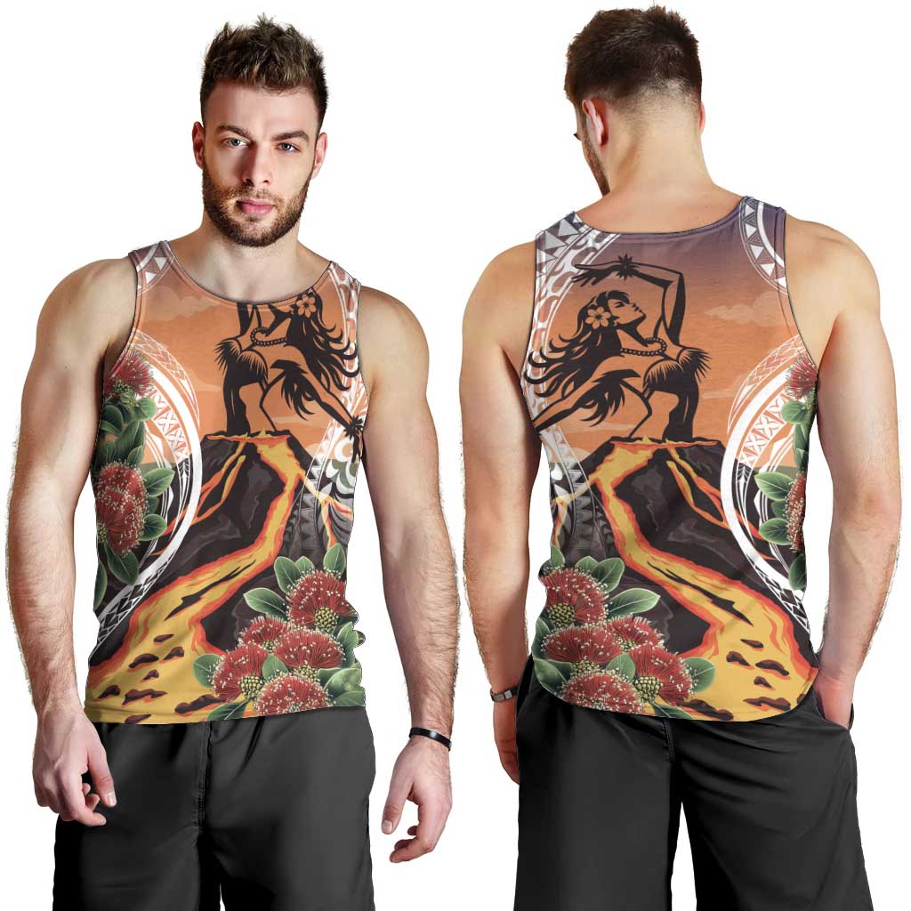 Hawaii Women's Day Tribal Men Tank Top Pele Honua Mea LT7 - Polynesian Pride