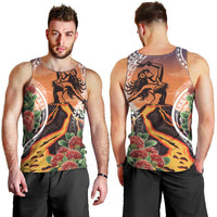 Hawaii Women's Day Tribal Men Tank Top Pele Honua Mea LT7 - Polynesian Pride