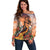 Hawaii Women's Day Tribal Off Shoulder Sweater Pele Honua Mea