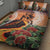 Hawaii Women's Day Tribal Quilt Bed Set Pele Honua Mea