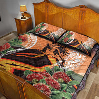 Hawaii Women's Day Tribal Quilt Bed Set Pele Honua Mea LT7 - Polynesian Pride