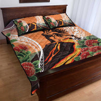 Hawaii Women's Day Tribal Quilt Bed Set Pele Honua Mea LT7 - Polynesian Pride