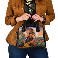 Hawaii Women's Day Tribal Shoulder Handbag Pele Honua Mea LT7 - Polynesian Pride