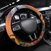 Hawaii Women's Day Tribal Steering Wheel Cover Pele Honua Mea LT7 Universal Fit Art - Polynesian Pride