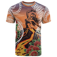 Hawaii Women's Day Tribal T Shirt Pele Honua Mea LT7 Art - Polynesian Pride