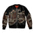 Samoa Siapo Mamanu Bomber Jacket Waves Motifs