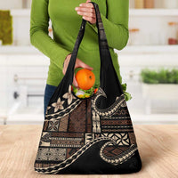 Samoa Siapo Mamanu Grocery Bag Waves Motifs LT7 - Polynesian Pride