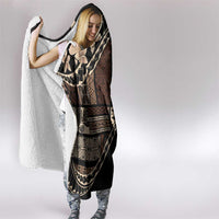 Samoa Siapo Mamanu Hooded Blanket Waves Motifs LT7 - Polynesian Pride
