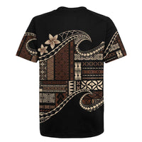 Samoa Siapo Mamanu Rugby Jersey Waves Motifs LT7 - Polynesian Pride