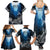 World Ocean Day Pasifika Family Matching Summer Maxi Dress and Hawaiian Shirt Awaken New Depths