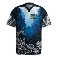 World Ocean Day Pasifika Rugby Jersey Awaken New Depths LT7 Blue - Polynesian Pride