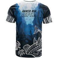 World Ocean Day Pasifika T Shirt Awaken New Depths LT7 - Polynesian Pride